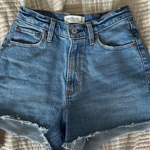 Abercrombie & Fitch Women's Classic Blue Jean Shorts
